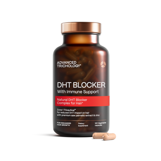 DHT Blocker - Hair Growth Supplement for Genetic Thinning Hair for Men and Women