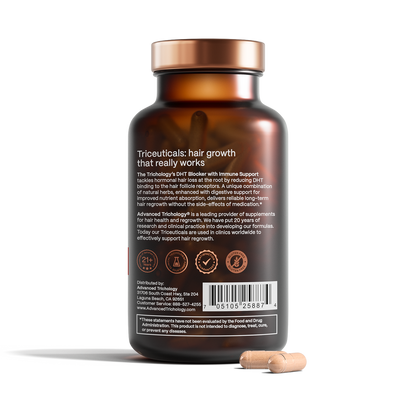 DHT Blocker - Hair Growth Supplement for Genetic Thinning Hair for Men and Women